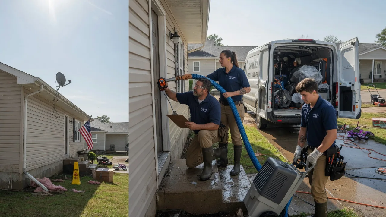 Ceiling Water Damage Restoration in Jefferson, MA near me
